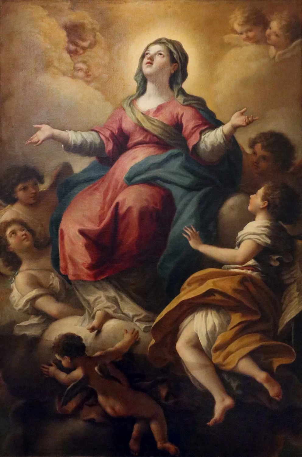 La Vergine assunta - Santa Maria delle Anime del Purgatorio ad Arco